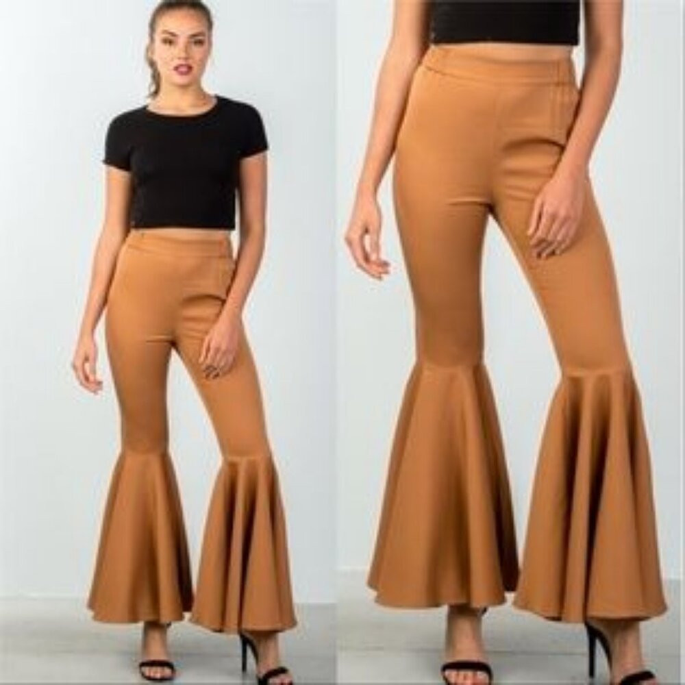 FLARE BELL BOTTOM PANTS - Picture 1 of 2